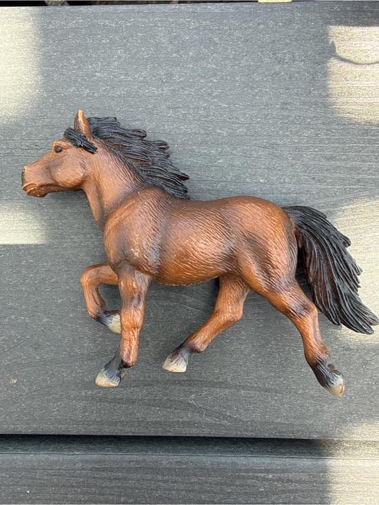 schleich Other - Schleich Brown Icelandic Horse Mare Island Pony 2002 Retired Figure 13274